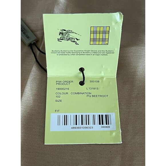 Burberry Scarf Shawl Wrap Stole Authentic BB Logo London Soie Silk 100% READ - Picture 5 of 16